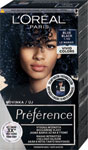 L'Oréal Paris Préférence Vivid Colors permanentná farba na vlasy 1.102 Le Marais - Blue Black, 60+90+54 ml - Teta drogérie eshop