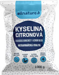 Allnature Kyselina citrónová 1000 g - Teta drogérie eshop