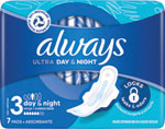 Always Ultra hygienické vložky Night 7 ks