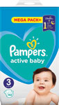 Pampers Active baby detské plienky veľkosť 3 152 ks