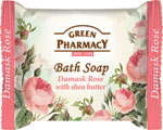 Green Pharmacy toaletné mydlo s damašskou ružou a bambuckým maslom 100 g