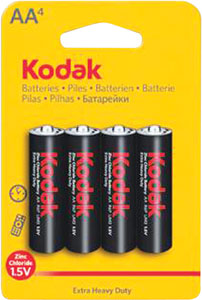 Kodak HD R06-AA zinkochloridová batéria tužková 4 ks na blistry
