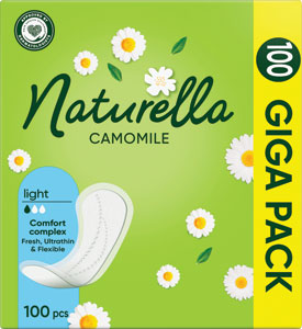 Naturella intímne vložky Camomile Light 100 ks