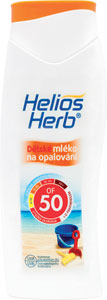 Helios Herb detské mlieko na opaľovanie OF 50 200 ml