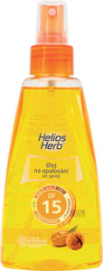 Helios Herb olej na opaľovanie v spreji OF15 150 ml