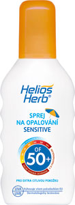 Helios Herb sprej na opaľovanie Sensitive OF 50+ 200 ml
