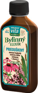 MaxiVita Herbal bylinný elixír prieduškový 200 ml 