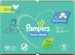 Pampers Wipes vlhčené utierky Fresh clean 480 ks - Teta drogérie eshop