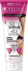 EVELINE Slim Extreme 4D ScalpelTurbo zoštíhĺujúci nočný koncentrát 250 ml