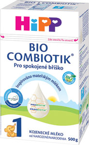 HiPP Počiatočná mliečna dojčenská výživa 1 BIO Combiotik  500 g