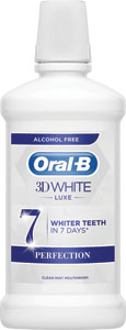 Oral B ústna voda 3D white luxe 500 ml