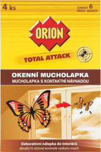 Orion Total Attack okenná mucholapka 4 ks