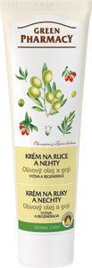 Green Pharmacy vyživujúci krém na ruky s olivovým olejom a Goji 100 ml