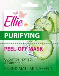 Ellie čistiaca zlupovacia uhorková maska 2 x 8 ml