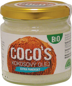 Health Link BIO kokosový olej extra panenský 200 ml 