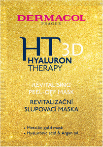 Dermacol revitalizačná zlupovacia pleťová maska 3D Hyaluron Therapy 15 ml
