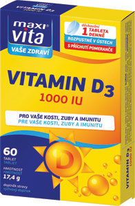 MaxiVita Vitamín D3 60 tbl