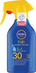 Nivea Sun Protect & Care detský sprej na opaľovanie OF 30 270 ml - Teta drogérie eshop