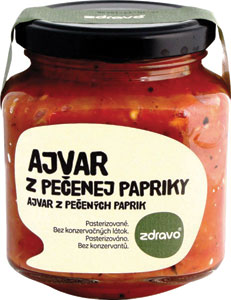 ZDRAVO Ajvar z pečenej papriky 300 g