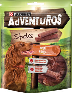 Adventuros sticks pochúťka pre psov 120 g