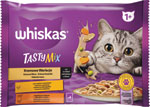 Whiskas kapsička Tasty Mix s hovädzím v šťave pre dospelé mačky 4 ks