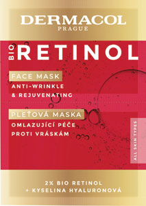Dermacol Bio Retinol pleťová maska 16 ml