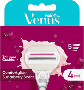 Venus Comfortglide Sugarberry Scent Platinum 4 náhradné hlavice
