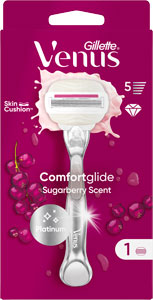 Venus Comfortglide Sugarberry Scent Platinum strojček + 1 náhradná hlavica