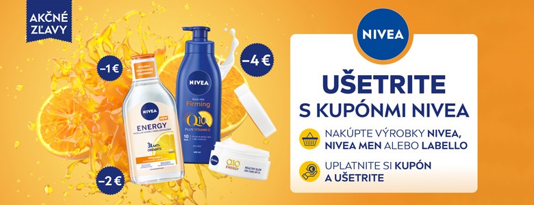 Ušetrite s kupónmi Nivea