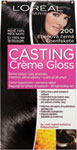 L'Oréal Paris Casting Creme Gloss farba na vlasy 200 Ebenová čierna - Palette Color Shampoo farba na vlasy 3-65 (244) Čokoládovohnedý 50 ml | Teta drogérie eshop