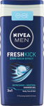 Nivea Men sprchovací gél Fresh Kick 250 ml - Fa sprchovací gél Energy boost 750 ml | Teta drogérie eshop