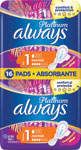 Always Platinum hygienické vložky Normal 16 ks - Always Ultra hygienické vložky Secure Night 10 ks | Teta drogérie eshop
