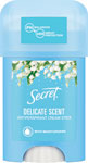 Secret antiperspirant cream stick Delicate scent 40 ml - Nivea tuhý antiperspirant Protect&Care 40 ml | Teta drogérie eshop