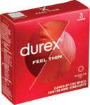 Durex kondómy Feel Thin Classic 3 ks - You & me lubrikované kondómy Strawberry 3 ks | Teta drogérie eshop