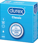 Durex kondómy Classic 3 ks - Durex intímny gél Naturals Sensitive 100 ml | Teta drogérie eshop