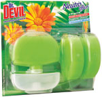 Dr. Devil tekutý WC blok Spring Jungle 3x55 ml