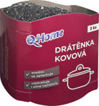 Q-Clean drôtenka kovová 3 ks  - Teta drogérie eshop