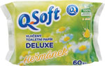 Q-Soft vlhčený toaletný papier s vôňou harmančeka 60 ks - Velvet vlhčený toaletný papier Camomille 42 ks | Teta drogérie eshop