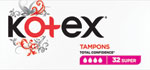 KOTEX tampóny Super 32 ks - Teta drogérie eshop