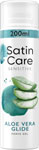 Satin Care gél na holenie Sensitive Aloe Vera glide 200 ml - Teta drogérie eshop