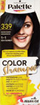 Palette Color Shampoo farba na vlasy 1-1 (339) Modročierny 50 ml - Multi Effect Color farbiaci šampón 011 Kávová hnedá 35 g | Teta drogérie eshop