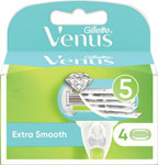 Venus Extra Smooth náhradné hlavice 4 ks - Teta drogérie eshop