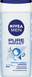 Nivea Men sprchovací gél Pure Impact 250 ml - Old Spice sprchový gél Captain 400 ml | Teta drogérie eshop
