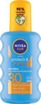 Nivea Sun Protect & Bronze sprej na opaľovanie podporujúci zhnednutie OF 30 200 ml - Teta drogérie eshop