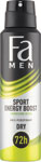 Fa MEN pánsky dezodorant v spreji Sport Energy Boost 150 ml - Teta drogérie eshop