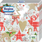 Obrúsky Vianočné 3-vrstvové Regina 15 ks - Teta drogérie eshop