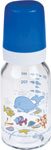 Canpol dojčenská fľaša sklo dekor 120 ml 3 m+ - Teta drogérie eshop
