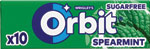 Orbit Spearmint dražé 14 g - Orbit Refresher Spearmint dóza 67 g | Teta drogérie eshop