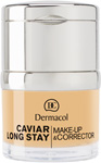 Dermacol make-up a korektor Caviar long stay 2 Fair - Dermacol make-up báza Satin 30 ml | Teta drogérie eshop