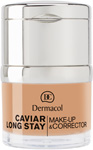 Dermacol make-up a korektor Caviar long stay 3 Nude - Dermacol make-up báza Satin 30 ml | Teta drogérie eshop